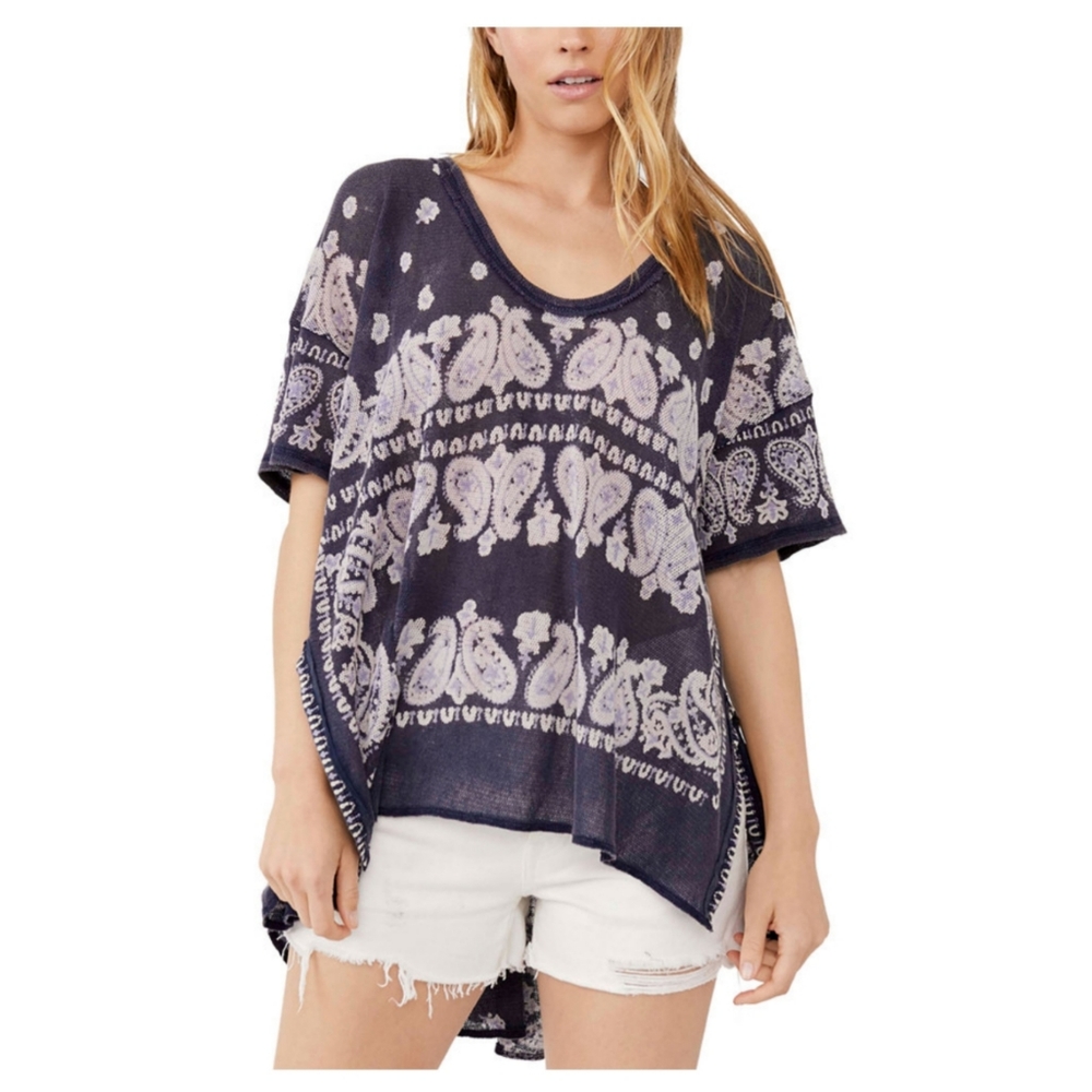 💖 FREE PEOPLE Cotton No Matter What Top, S